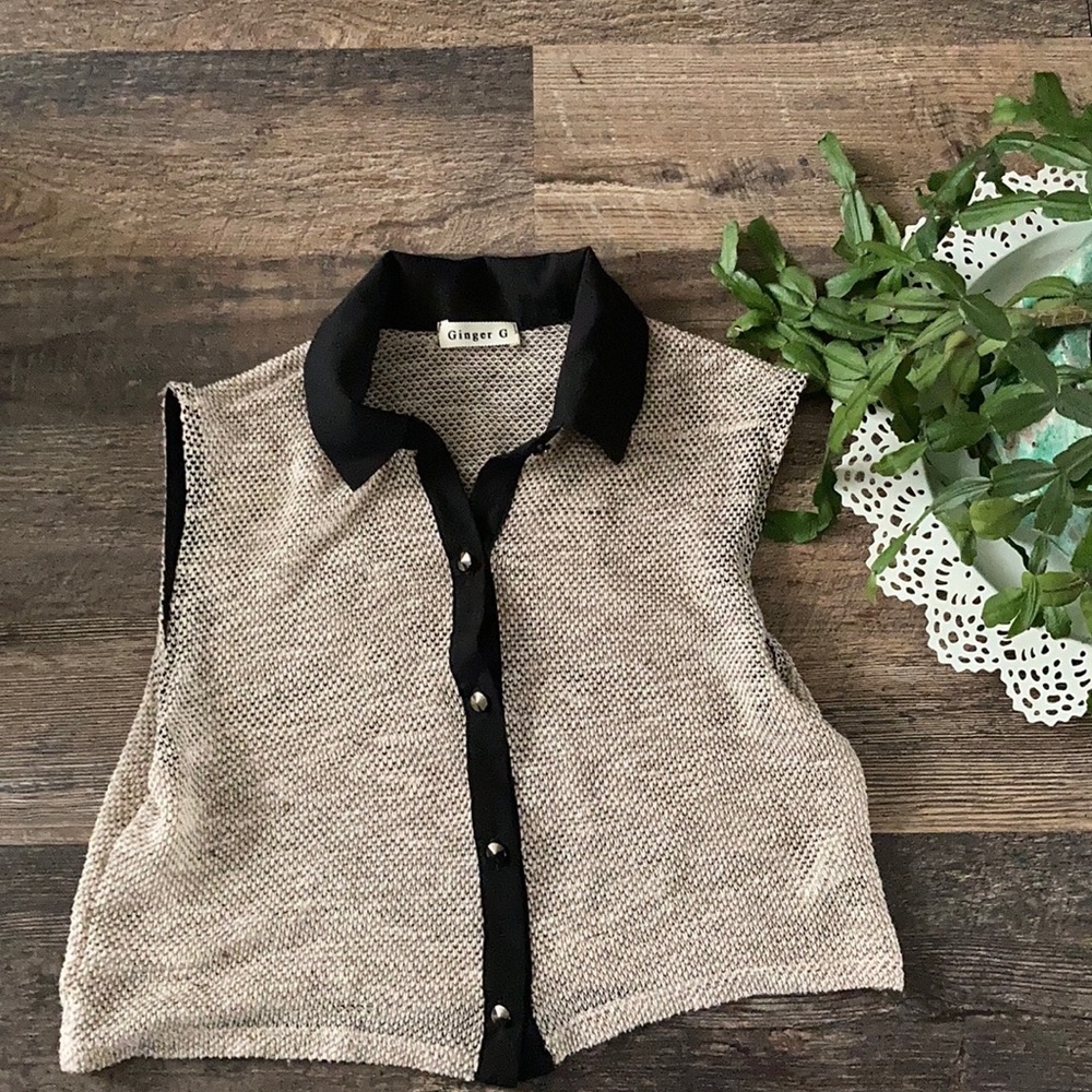 Cropped Button Down